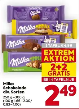 Billa Milka Schokolade Angebot
