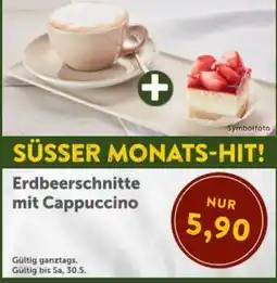 Interspar Erdbeerschnitte mit cappuccino Angebot