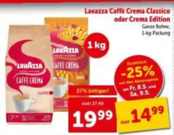 Interspar Lavazza caffè crema classico oder crema edition Angebot