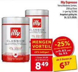 Interspar Illy espresso Angebot