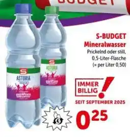 Interspar S-budget mineralwasser Angebot