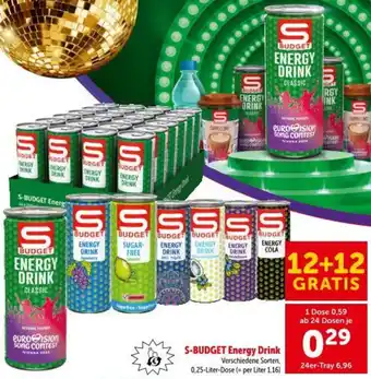 Interspar S-budget energy drink Angebot