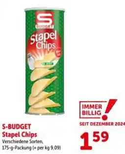 Interspar S-budget stapel chips Angebot