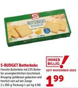 Interspar S-budget butterkeks Angebot
