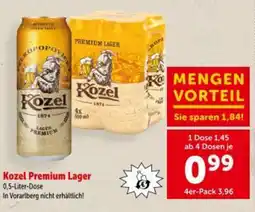 Interspar Kozel Premium Lager Angebot