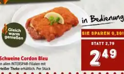 Interspar Schweine cordon bleu Angebot