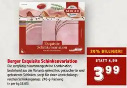 Interspar Berger exquisite schinkenvariation Angebot