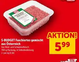 Interspar S-BUDGET Faschiertes gemi aus Österreich scht Angebot