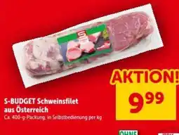 Interspar S-budget schweinsfilet aus österreich Angebot