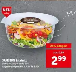 Interspar Spar bbq salatmix Angebot