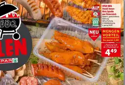 Interspar Spar bbq hendl innen- filet-spieße aus österreich Angebot