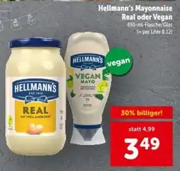 Interspar Hellmann's mayonnaise real oder vegan Angebot