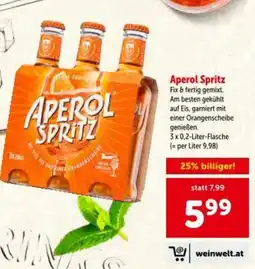 Interspar Aperol spritz Angebot
