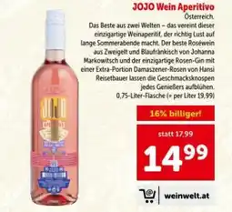 Interspar Jojo wein aperitivo Angebot