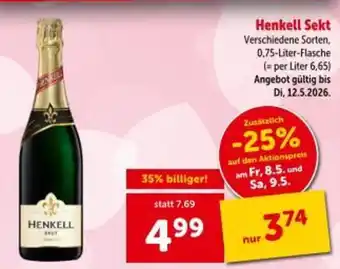 Interspar Henkell Sekt Angebot