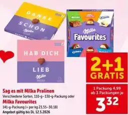 Interspar Sag es mit milka pralinen Angebot