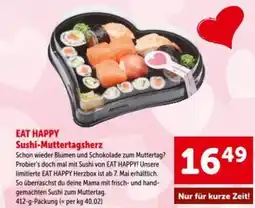 Interspar Eat happy sushi-muttertagsherz Angebot