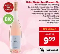 Interspar Huber markus rosé moments bio Angebot