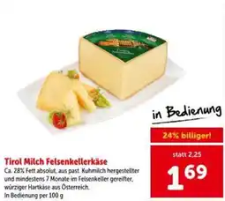 Interspar Tirol milch felsenkellerkäse Angebot
