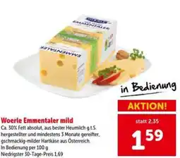 Interspar Woerle emmentaler mild Angebot