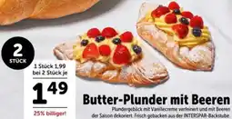 Interspar Butter-plunder mit beeren Angebot