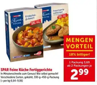 Interspar Spar feine küche fertiggerichte Angebot