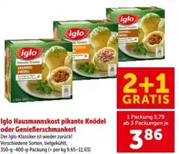 Interspar Iglo hausmannskost pikante knödel oder genießerschmankerl Angebot