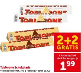 Interspar Toblerone Schokolade Angebot