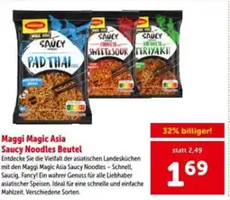 Interspar Maggi magic asia saucy noodles beutel Angebot