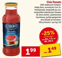 Interspar Cirio passata Angebot