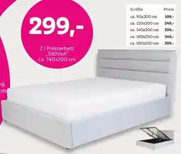 Mömax 2 | Polsterbett Angebot