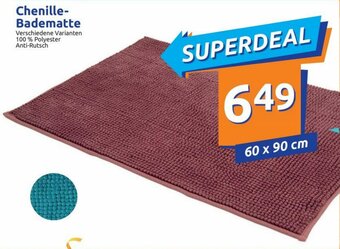 Action Chenille Badematte Angebot