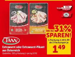 Interspar TANN Extrawurst oder Extrawurst-Pikant Angebot