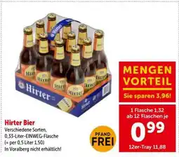 Interspar HIRTER Bier Angebot