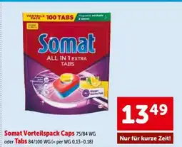 Interspar Somat Vorteilspack Caps Angebot