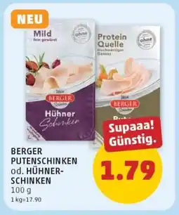 PENNY BERGER PUTENSCHINKEN od. HÜHNERSCHINKEN Angebot