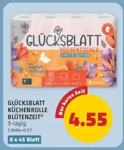 PENNY GLÜCKSBLATT KÜCHENROLLE BLÜTENZEIT Angebot