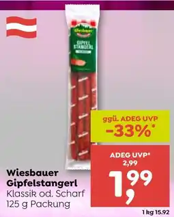 ADEG Wiesbauer Gipfelstangerl Klassik od. Scharf Angebot