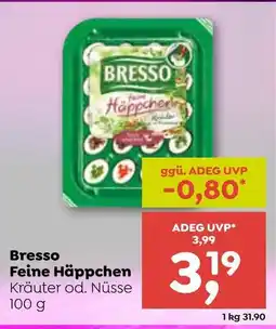 ADEG Bresso Feine Häppchen Kräuter od. Nüsse Angebot
