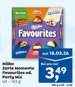 ADEG Milka Zarte Momente Favourites od. Party Mix Angebot