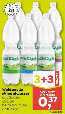 ADEG Waldquelle Mineralwasser Angebot