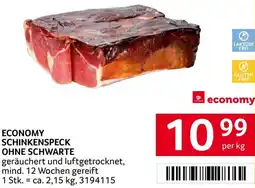 Transgourmet Economy schinkenspeck ohne schwarte Angebot