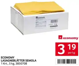 Transgourmet Economy lasagneblätter semola Angebot