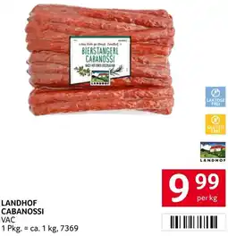 Transgourmet Landhof cabanossi Angebot