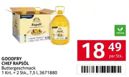 Transgourmet Goodfry chef rapsöl Angebot