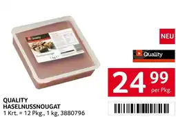 Transgourmet Quality haselnussnougat Angebot