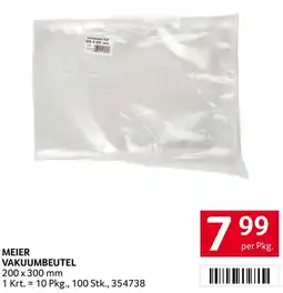 Transgourmet Meier vakuumbeutel Angebot
