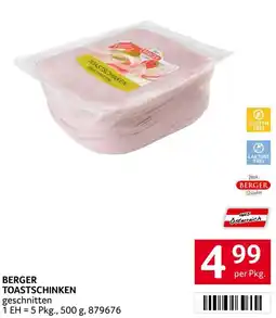 Transgourmet Berger toastschinken Angebot