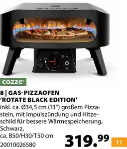 Dehner 8 gas-pizzaofen 'rotate black edition' Angebot