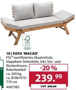 Dehner 10 sofa 'macao' Angebot